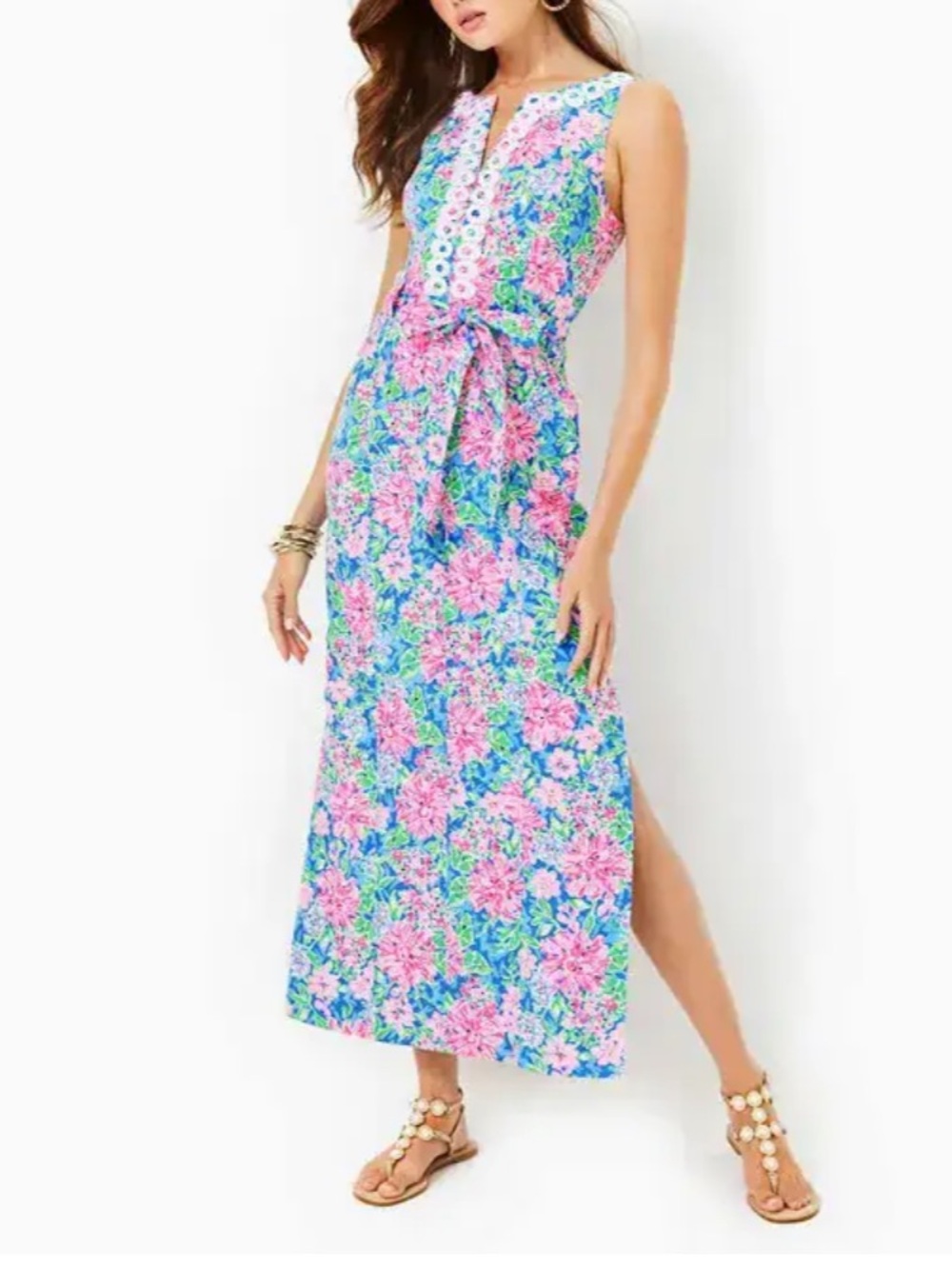 Lilly Pulitzer Gulianna Maxi Shift Dress Size 6